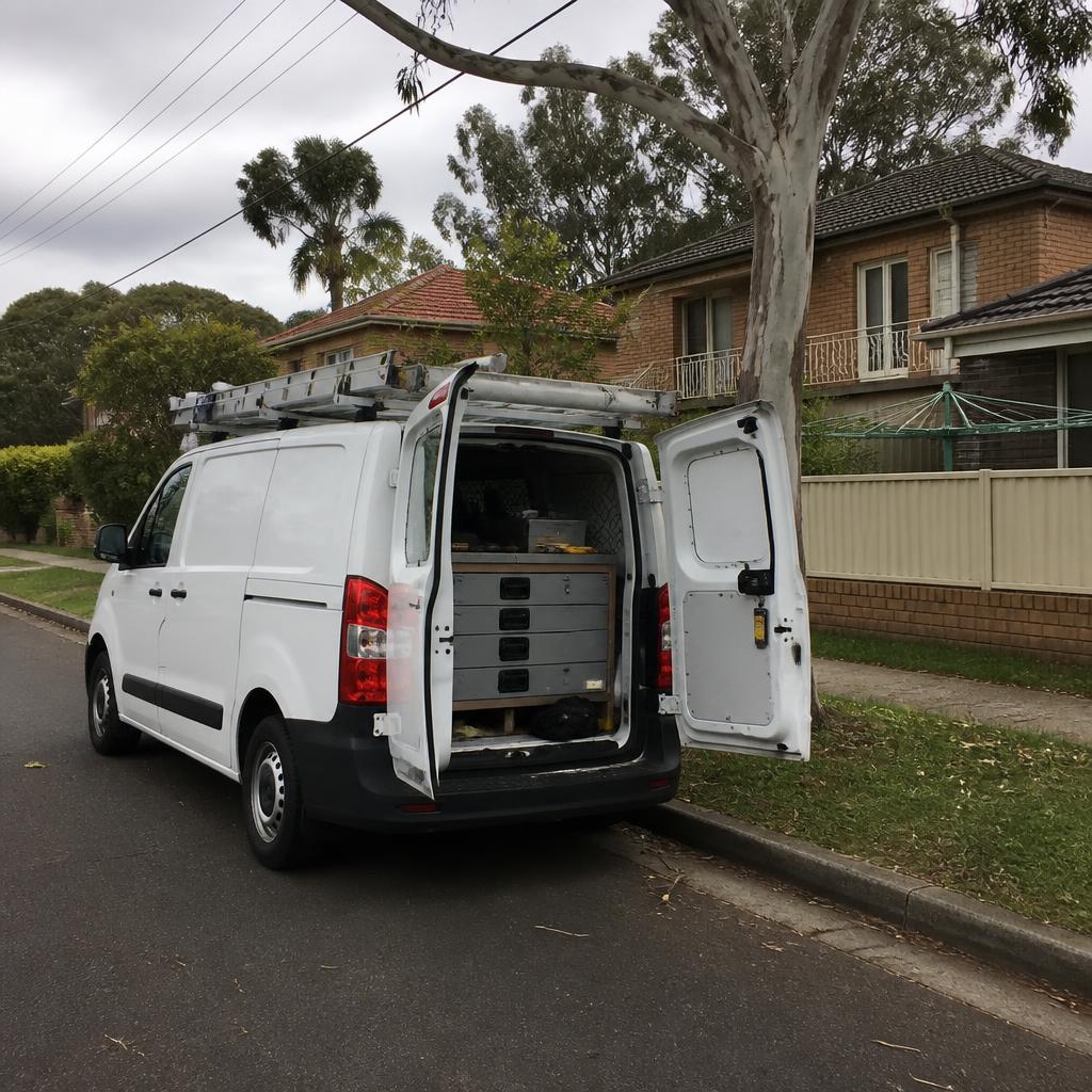 Driver locked out of their car at dusk in Sydney